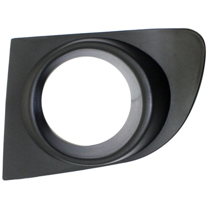 Fog Light Trim Set For 2007-2012 Nissan Sentra Left & Right Textured Black 2Pc
