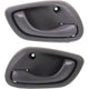Interior Door Handle For 99-2004 Chevrolet Tracker Set of 2 Front Gray Plastic