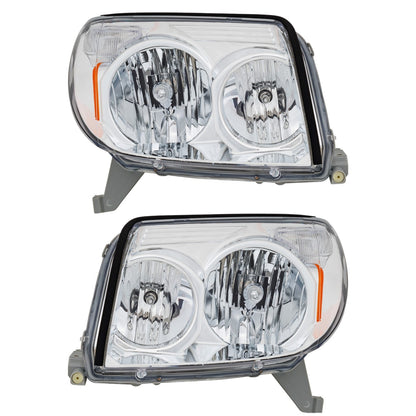 Headlight Assembly Set For 2003 2004 2005 Toyota 4Runner Left Right Side Halogen