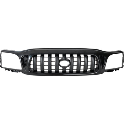 Grille For 2001-2004 Toyota Tacoma Textured Black Plastic