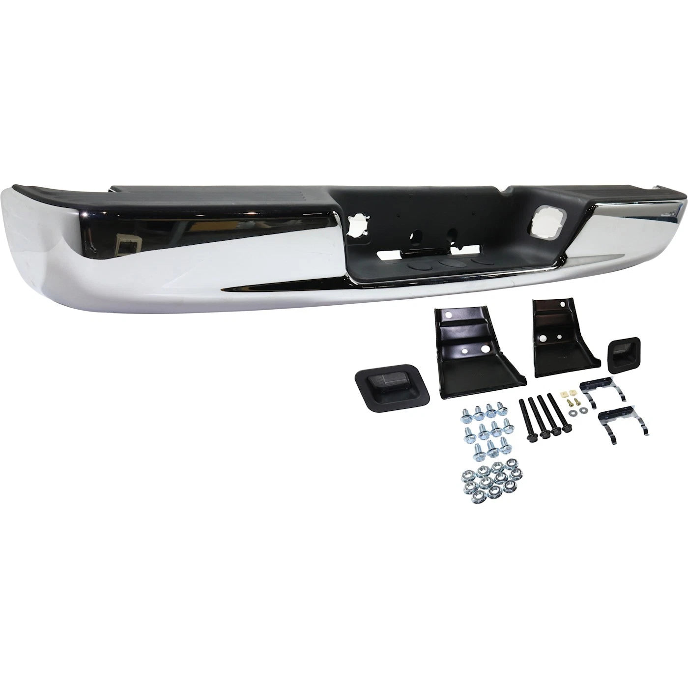 Step Bumper For Dodge Ram 1500 2004-2008 Rear Complete Assembly w/ Bright