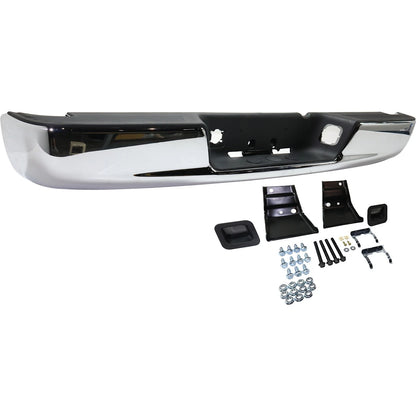 Step Bumper For Dodge Ram 1500 2004-2008 Rear Complete Assembly w/ Bright
