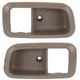 Door Handle Trim Set For 2000-2006 Toyota Tundra Front Beige Fawn 2Pc