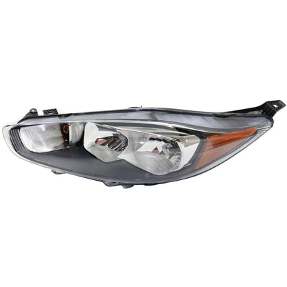 Driver and Passenger Headlights For Ford Fiesta 2014-2019 Halogen w/ Bulb/s CAPA