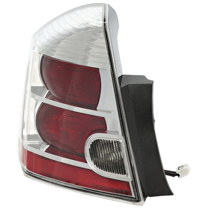 Tail Light Chrome Interior Left Side For 2010-2012 Nissan Sentra Base/S/SL