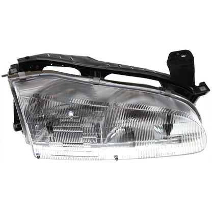 Left and Right Headlights For Geo Prizm 1993-1997 Halogen with Bulb(s) Base LSi