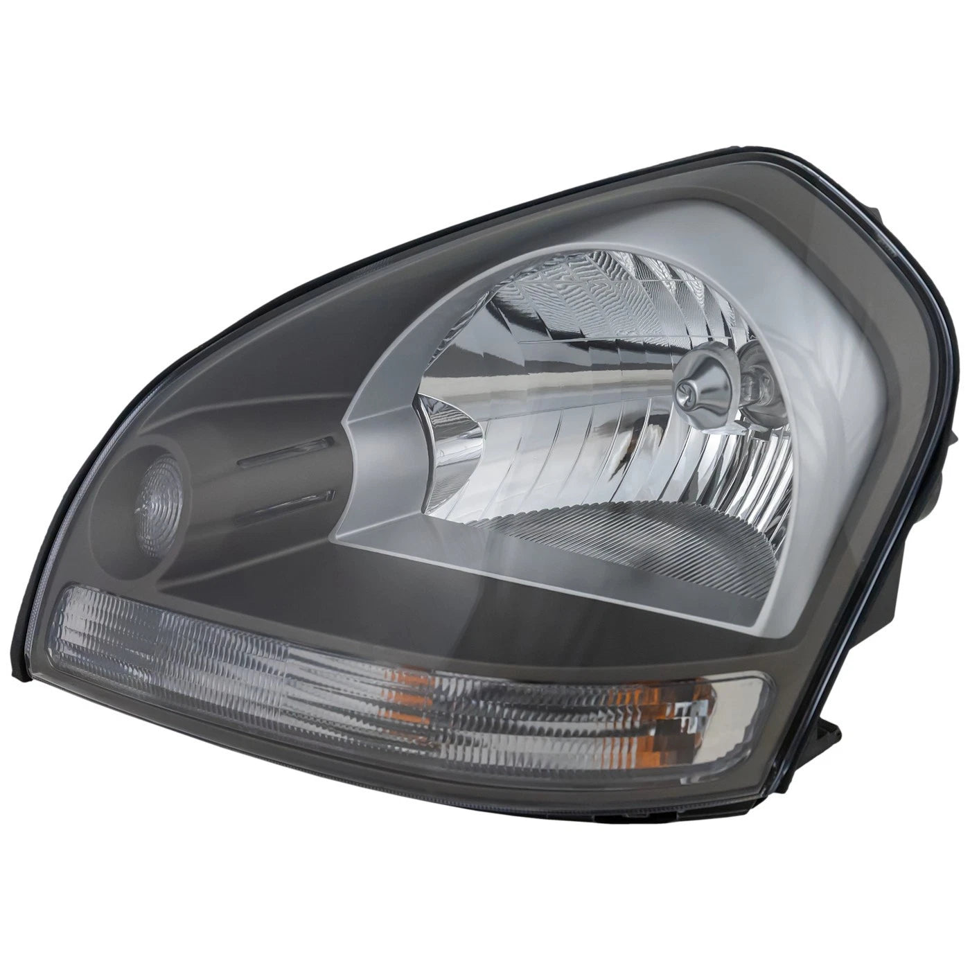 Left and Right Headlights For Hyundai Tucson 2005-2009 Halogen w/ Bulbs w/ Clear