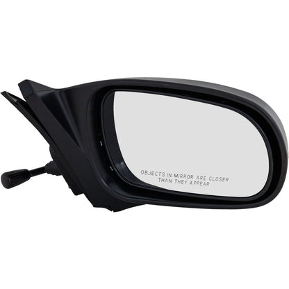 Manual Remote Mirror Set Of 2 For 1996-2000 Honda Civic Coupe Hatchback