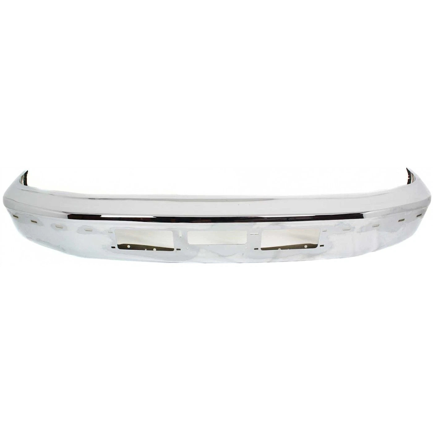 Bumper Kit For 1992-1996 Ford F-150 Bronco Front Chrome Steel with Bumper Trims
