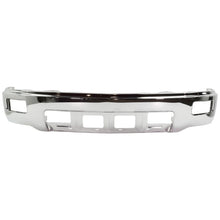 1-Piece Front Bumper For Chevrolet Silverado 1500 14-15 w/ Fog Lamps Chrome