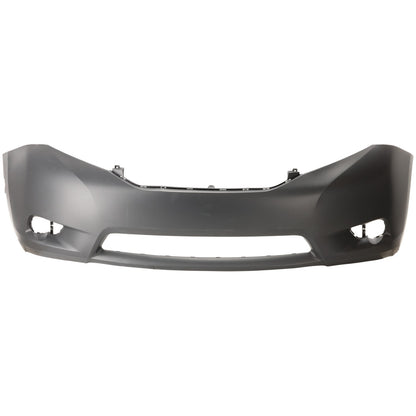 Front Bumper Cover For 2011-2017 Toyota Sienna BASE LE XLE CAPA Primed TO1000369