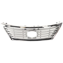 Grille For 2010-2012 Lexus LS460 Chrome Shell w/ Gray Insert Plastic