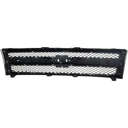 Grille For 2007-2013 Chevrolet Silverado 1500 Chrome Shell w/ Black Insert