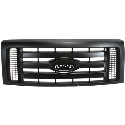 Grille Assembly For Ford F-150 2009-2012 XL Models Textured Gray