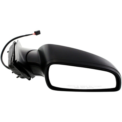Power Mirror For 2008-2012 Chevrolet Malibu Right Manual Folding Textured Black