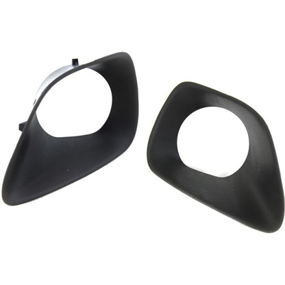 Fog Light Trim Set For 2011-2013 Jeep Grand Cherokee Left & Right Primed 2Pc