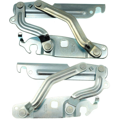 Pair Set of 2 Hood Hinges  Driver & Passenger Side Left Right for Ford Fiesta