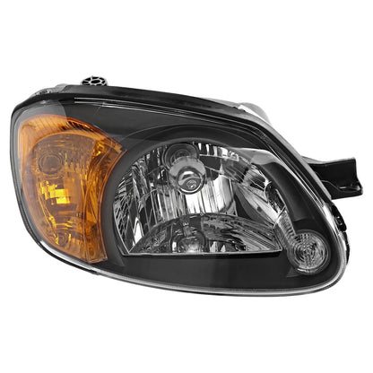 Driver & Passenger Side Headlights For Hyundai Accent 2003-2006 Halogen w/ Bulbs