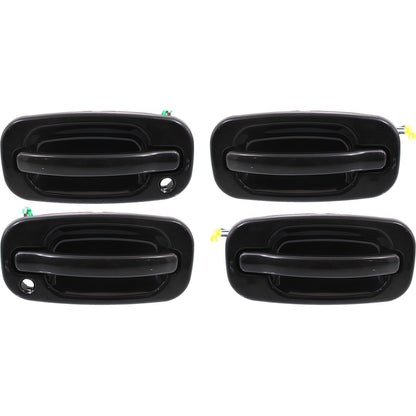 Exterior Door Handle For 2000-2006 Chevrolet Tahoe Set of 4 Front and Rear