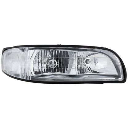 Passenger Side Headlight For Buick LeSabre 1997-1999 Halogen with Bulb(s)
