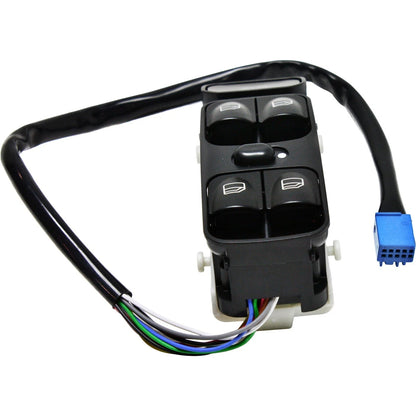 Window Switch For 2003-2007 Mercedes Benz C230 Sedan Black Front Driver Side