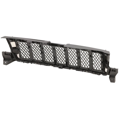 Grille For 2011-2013 Jeep Grand Cherokee Chrome Shell with Painted Black Insert