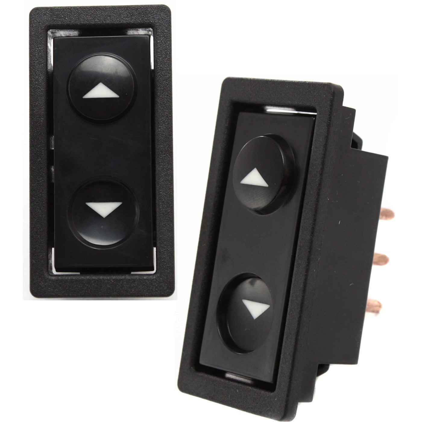 Power Window Switch Button Pair Set for 88-89 Chevy GMC C/K Pickup Truck