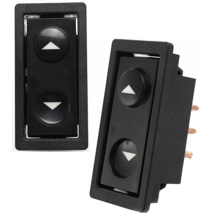 Power Window Switch Button Pair Set for 88-89 Chevy GMC C/K Pickup Truck