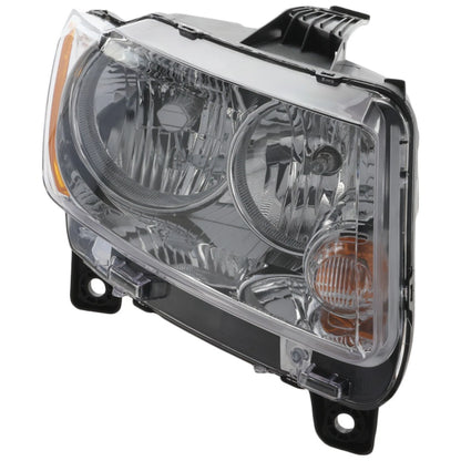 Passenger Side Headlight For Jeep Grand Cherokee 2011-2013 Halogen with Bulb(s)