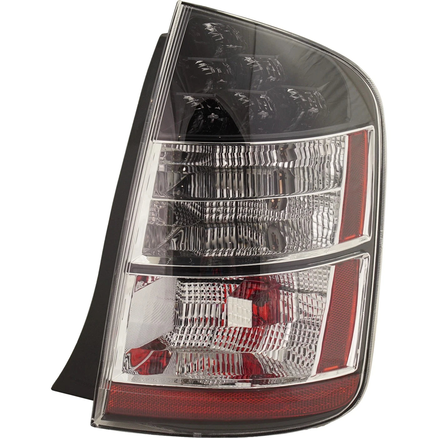 Halogen Tail Light Set For 2004-2005 Toyota Prius Clear/Red Lens w/ Bulb 2Pcs