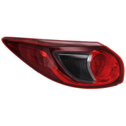 Halogen Tail Light For 2013-2016 Mazda CX-5 Driver Side Outer with Bulb