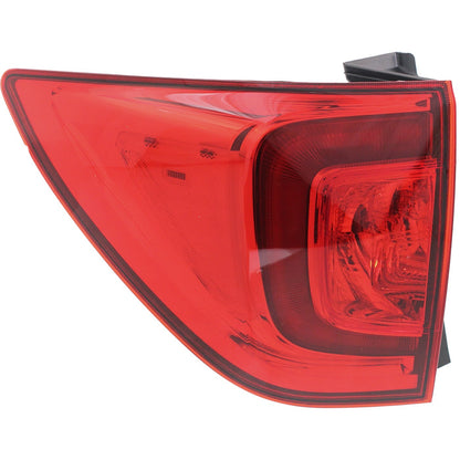Tail Light For 16 Honda Pilot Driver Side Outer Body Mounted