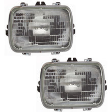 Left and Right Headlights For Ford F-350 Super Duty 1999-2010 Halogen w/ Bulb/s