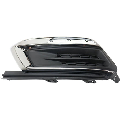 Fog Light Cover Set For 2015 Chevrolet Cruze 16 Cruze Limited Sedan Black Front