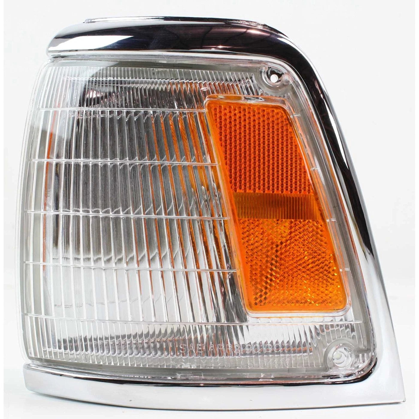 Corner Light Set For 1992-1995 Toyota Pickup 2WD With Bulb With Chrome Trim Pair