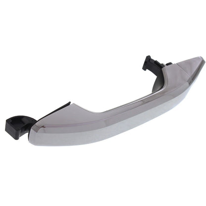Exterior Door Handle Set of 4 For 14-18 Chevrolet Silverado 1500 Chrome Plastic