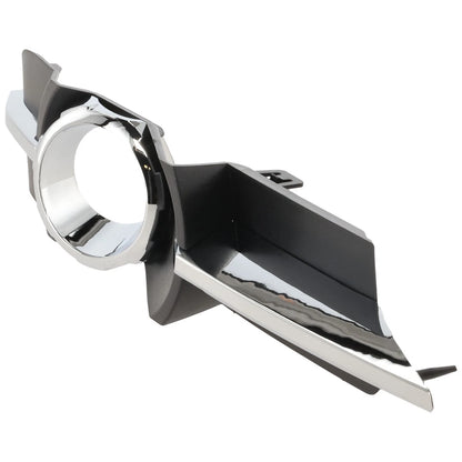 Fog Light Trim Set For 2008-2012 Chevy Malibu Left & Right Black and Chrome 2Pc