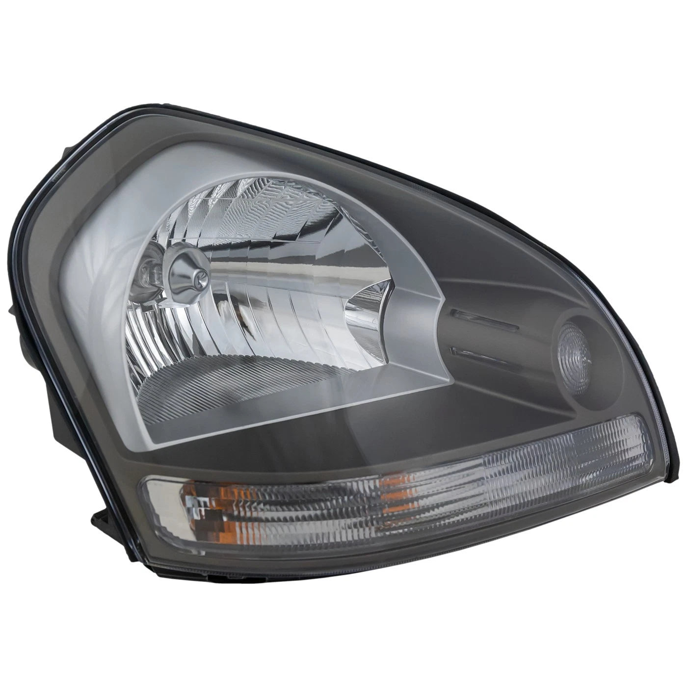 Left and Right Headlights For Hyundai Tucson 2005-2009 Halogen w/ Bulbs w/ Clear