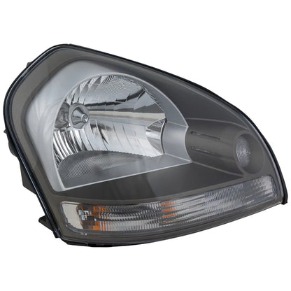 Left and Right Headlights For Hyundai Tucson 2005-2009 Halogen w/ Bulbs w/ Clear