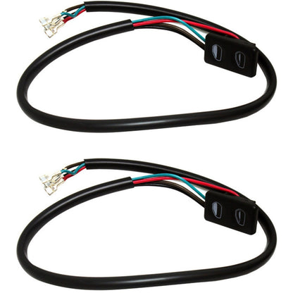 Window Switch Set For 1978-1989 Porsche 928 Front Driver and Passenger Side