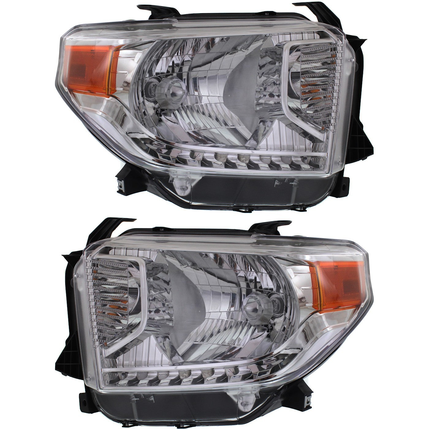 Headlight Set For 2014-2017 Toyota Tundra Left and Right With Level Adjuster 2Pc