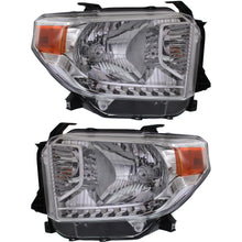 Headlight Set For 2014-2017 Toyota Tundra Left and Right With Level Adjuster 2Pc