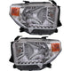Headlight Set For 2014-2017 Toyota Tundra Left and Right With Level Adjuster 2Pc