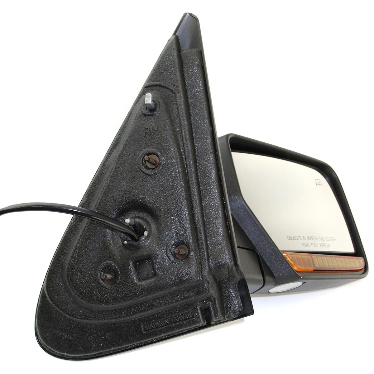 Power Mirror For 2007-11 Ford Expedition RH Side Heated Manual Fold with Memory
