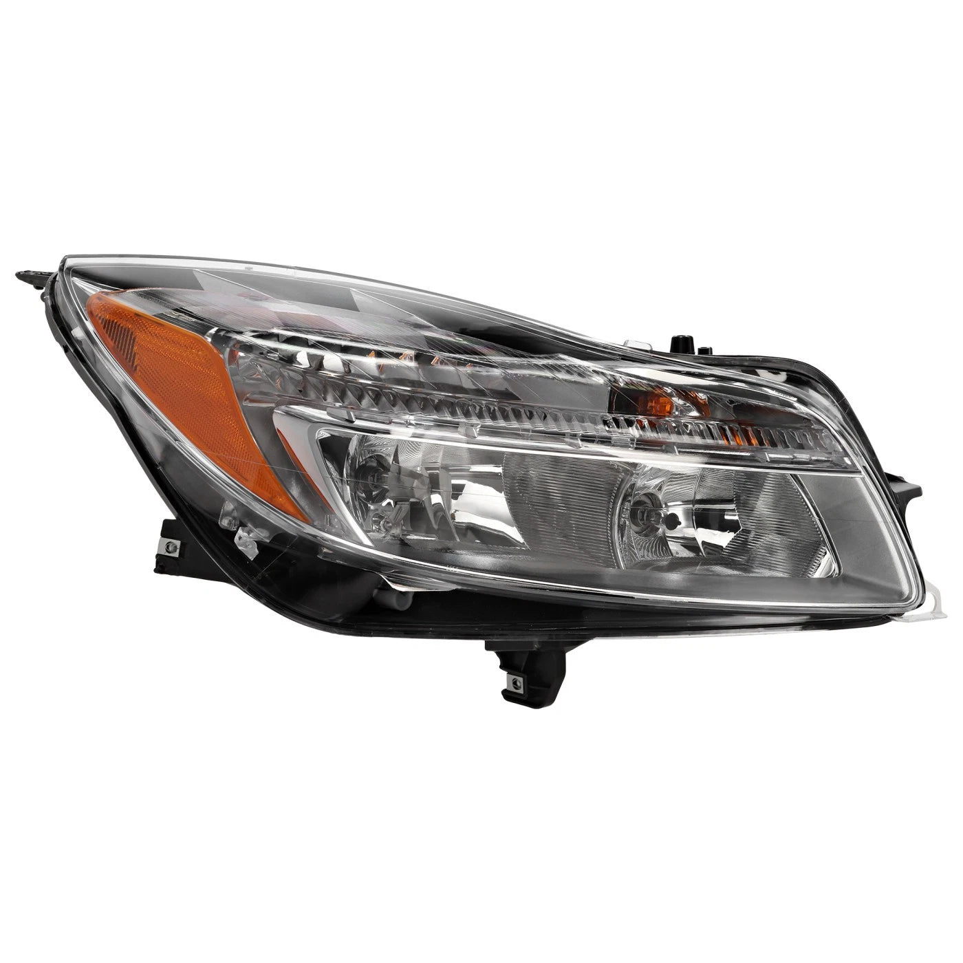 Driver and Passenger Side Headlight For Buick Regal 2011-2013 Halogen with Bulbs