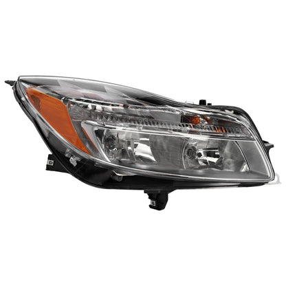 Driver and Passenger Side Headlight For Buick Regal 2011-2013 Halogen with Bulbs