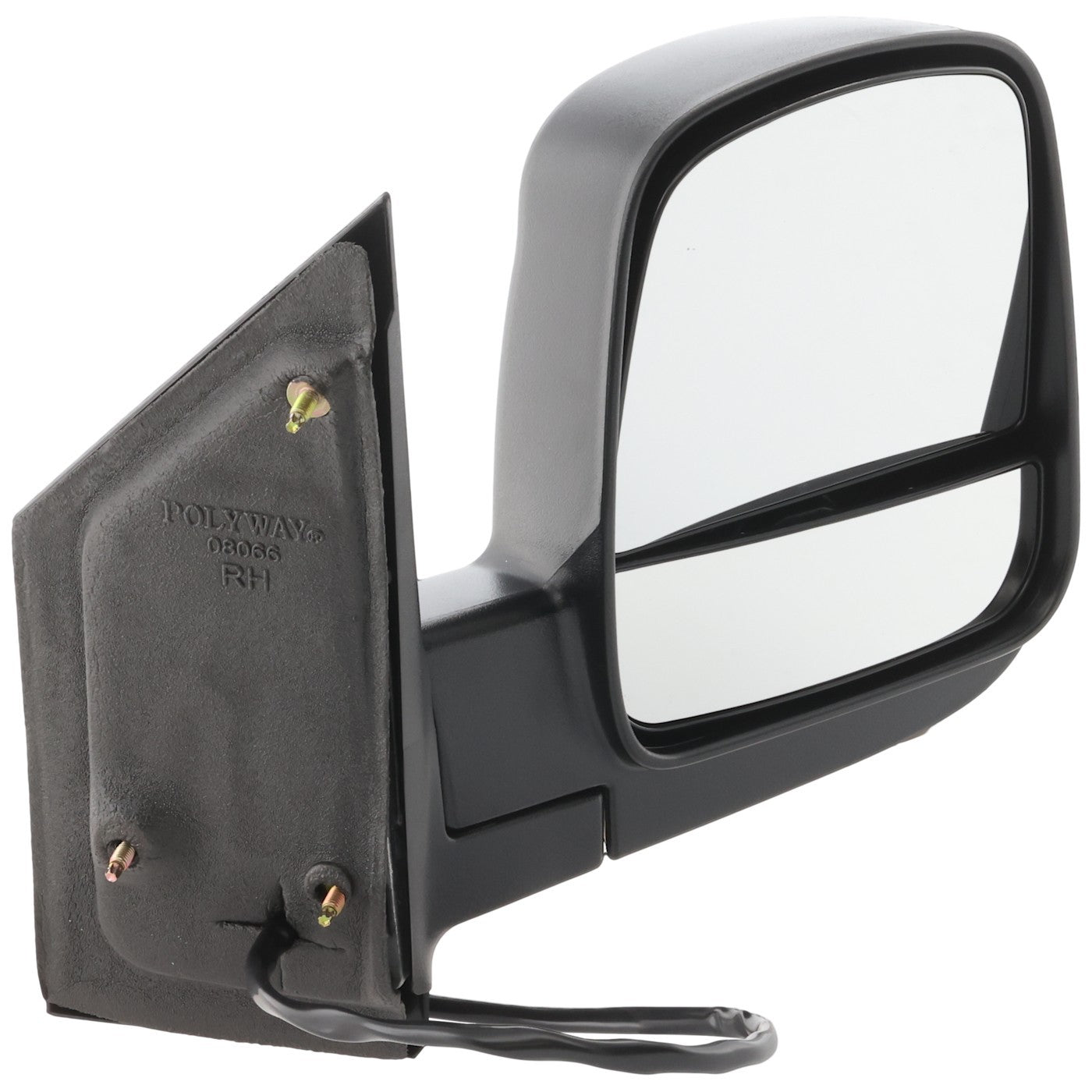 Power Mirror For 2008-2017 Chevy Express 3500 Right Manual Fold Heated Textured