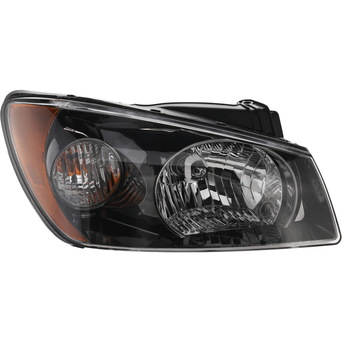 Headlight Set For 2004 2005 2006 Kia Spectra Left and Right With Bulb 2Pc