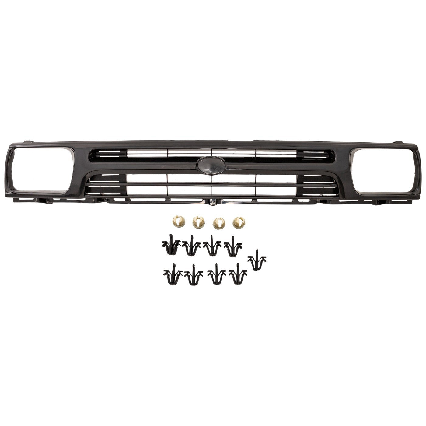 Grille For 92-95 Toyota Pickup Black Plastic