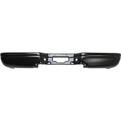 Step Bumper For Ford F-150 97-03 Rear Styleside Step Type Black - Paint to Match
